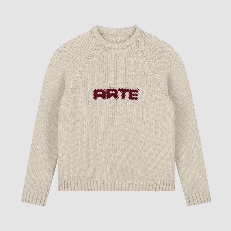 Tricot frontal Pixel - Crème