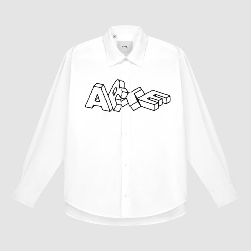 Arte Blocks Shirt - Blanc