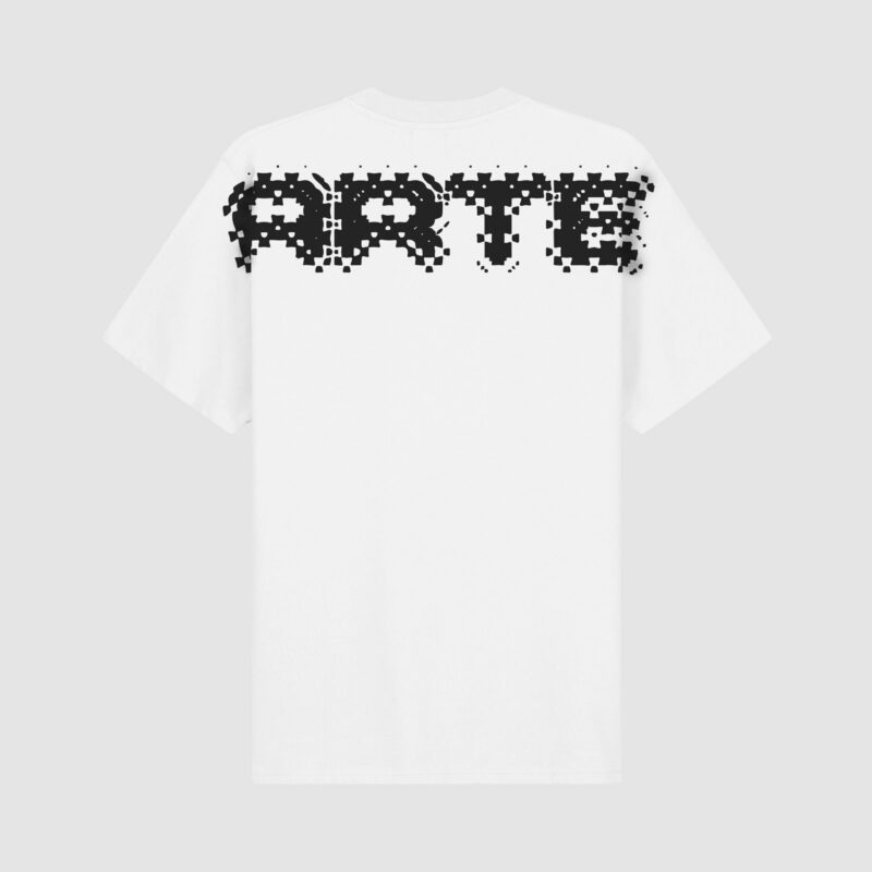 T-shirt Pixel Back - Blanc
