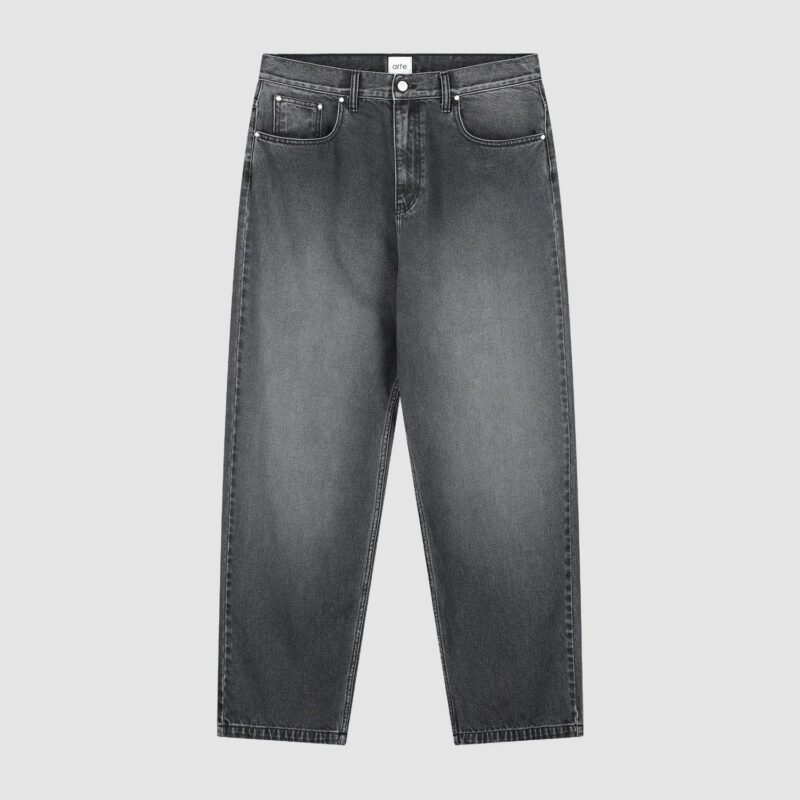 Pantalon baggy délavé - Noir