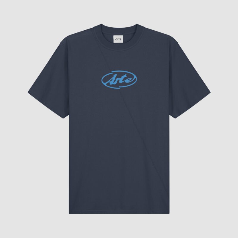 T-shirt avec logo cercle - Bleu marine