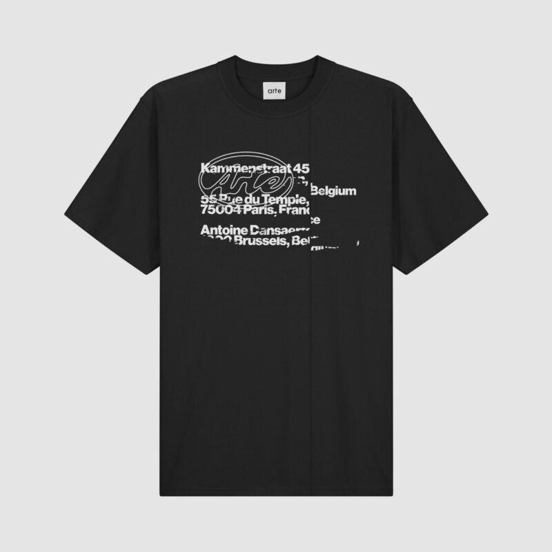T-shirt Address - Noir