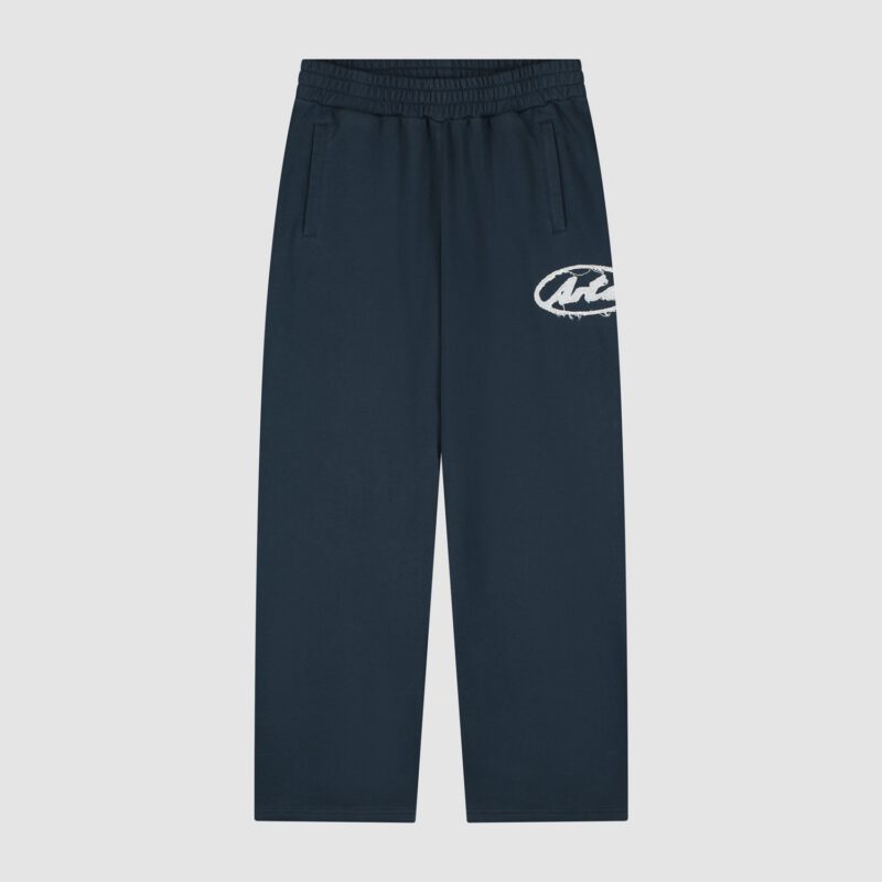 Pantalon de survêtement avec logo Circle Patch - Bleu marine