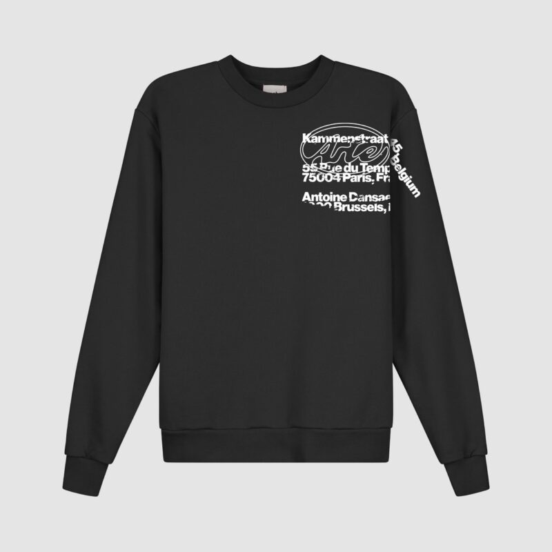 T-shirt à col rond - Noir