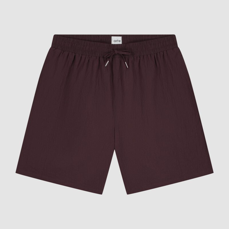 Short en maille - Bordeaux