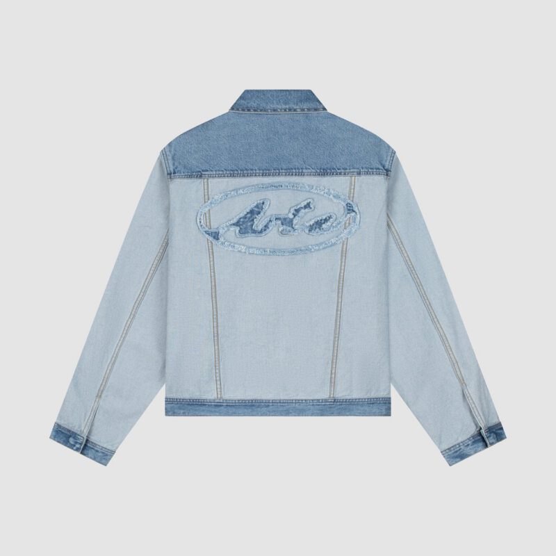 Veste en denim Inside/Out - Denim Bleach