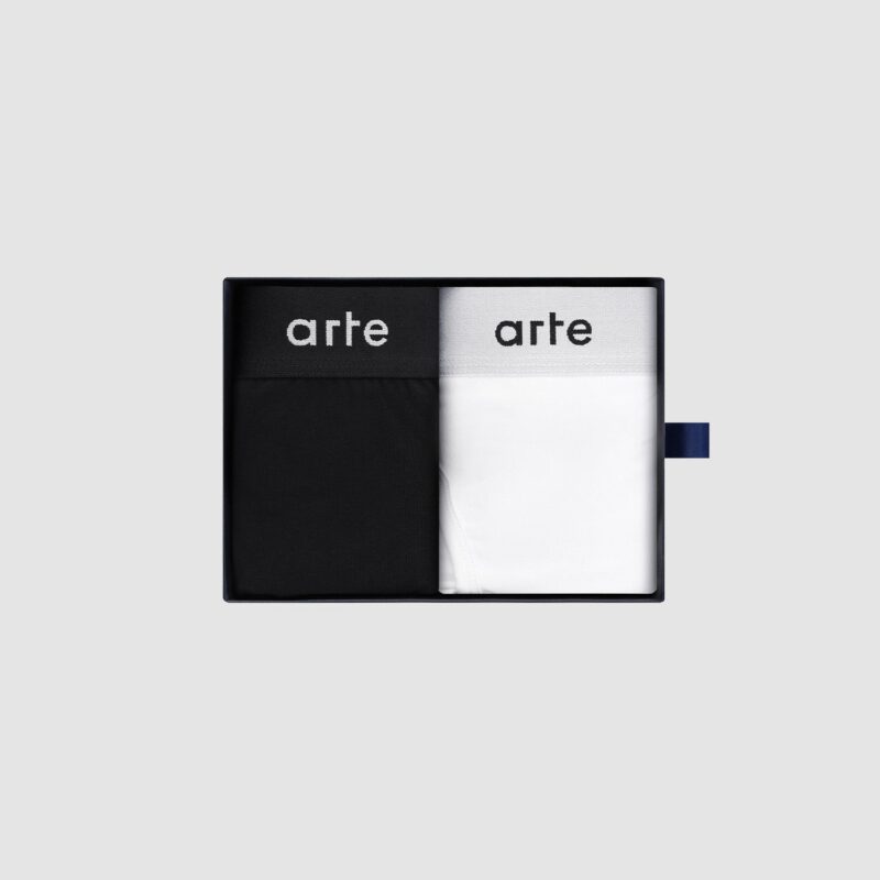 2-Pack Boxer Briefs - Noir/Blanc